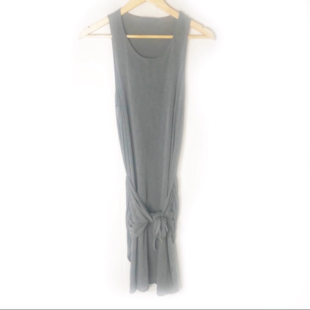 Stateside | Grey Tie Knot Soft Supima Cotton Dress